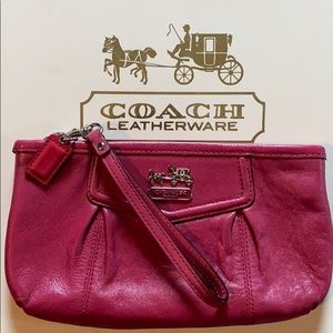Coach Leather Wristlet